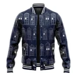 Time Adventure Baseball Jacket, Classic Anime Fan Jacket ANI005122325358