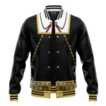 Wholesome Espionage Baseball Jacket, Bold Anime Varsity Jacket ANI005122325361