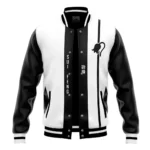 Inner Conflict Baseball Jacket, Streetwear Anime Varsity Jacket ANI005122325389