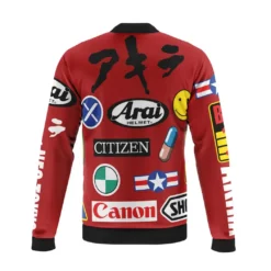Urban Chaos Energy Bomber Jacket, Clean Anime Bomber Outerwear ANI006241225025