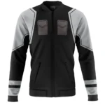 Monster Defense Unit Bomber Jacket, Minimal Anime Bomber Wear ANI006241225028