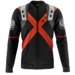 Power Responsibility Bomber Jacket, Clean Anime Bomber Outerwear ANI006241225065