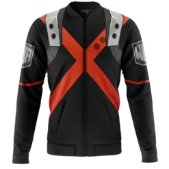Power Responsibility Bomber Jacket, Clean Anime Bomber Outerwear ANI006241225065