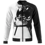 Colorful Companions Bomber Jacket, Modern Anime Bomber Jacket ANI006241225070