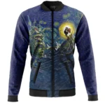 Dreamlike Calm Bomber Jacket, Daily Wear Anime Bomber ANI006241225131