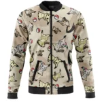 Peaceful Exploration Bomber Jacket, All-Season Anime Bomber ANI006241225136