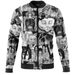 Psychological Dread Bomber Jacket, Anime Style Bomber Jacket ANI006241225141