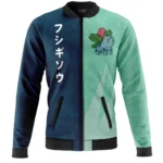 Cheerful Motion Bomber Jacket, Streetwear Anime Bomber ANI006241225254