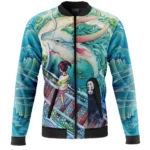 Whimsical Nature Bomber Jacket, Street Anime Bomber Jacket ANI006241225263