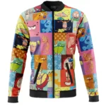 Internet Symbols Bomber Jacket, Unisex Anime Bomber Jacket ANI006241225332
