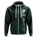 Steel Humanity Zipper Hoodie, Anime Essential Zipper Hoodie ANI007122525012