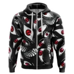 Calm Judgment Zipper Hoodie, Anime Casual Zip Hoodie ANI007122525018