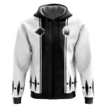 Skill And Reflex Zipper Hoodie, Anime Casual Zip Hoodie ANI007122525048