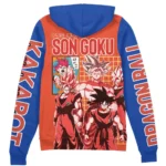 Power Clash Zipper Hoodie, Anime Casual Outerwear Hoodie ANI007122525058