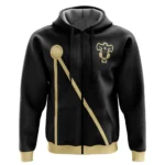 Steady Force Zipper Hoodie, Anime Casual Outerwear Hoodie ANI007122525070