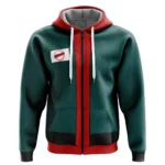 Infinite Conflict Zipper Hoodie, Anime Lounge Zip Hoodie ANI007122525090