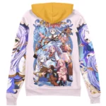 Calm World Exploration Zipper Hoodie, Anime-Inspired Zipper Hoodie ANI007122525134
