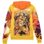 Inner Flame Zipper Hoodie, Anime Style Zipper Hoodie ANI007122525181