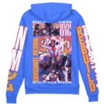 Space Colony Setting Zipper Hoodie, Simple Anime Zipper Hoodie ANI007122525191
