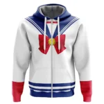 Lunar Calm Zipper Hoodie, Lightweight Anime Zip Hoodie ANI007122525203