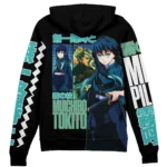 Night Courage Zipper Hoodie, Anime Urban Zipper Hoodie ANI007122525215