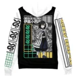 Focused Blade Zipper Hoodie, Anime-Inspired Zipper Hoodie ANI007122525219