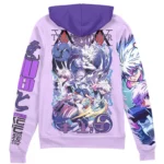 Power Discipline Zipper Hoodie, Lightweight Anime Zip Hoodie ANI007122525240