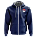 Warrior Code Zipper Hoodie, Anime Casual Outerwear Hoodie ANI007122525259