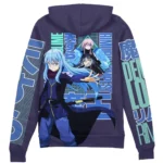 Steady Rise Zipper Hoodie, Anime Style Zipper Hoodie ANI007122525263
