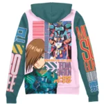 War Drama Narrative Zipper Hoodie, Anime-Inspired Zipper Hoodie ANI007122525274