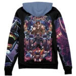 Urban Justice Code Zipper Hoodie, Anime Zip-Up Hoodie ANI007122525304
