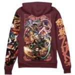 Ruthless Precision Zipper Hoodie, Anime Lounge Zip Hoodie ANI007122525306