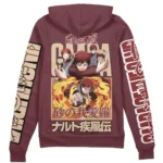 Ninja Legacy Zipper Hoodie, Anime Casual Outerwear Hoodie ANI007122525331