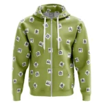 Steel Calm Zipper Hoodie, Everyday Anime Zipper Hoodie ANI007122525335