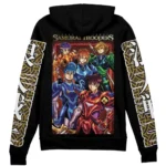 Guardian Soul Zipper Hoodie, Anime Casual Zip Hoodie ANI007122525428