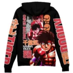 Knockout Drive Zipper Hoodie, Anime Urban Zipper Hoodie ANI007122525442