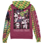 Battle Rhythm Zipper Hoodie, Anime Zip-Up Hoodie ANI007122525450