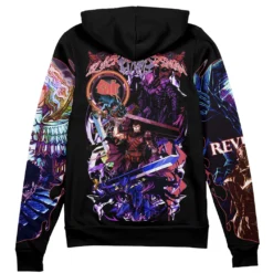 Brutal Path Zipper Hoodie, Anime Casual Zip Hoodie ANI007122525485