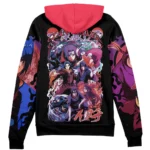 Warrior Code Zipper Hoodie, Anime-Inspired Zipper Hoodie ANI007122525486
