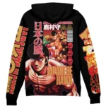 Knockout Drive Zipper Hoodie, Anime Streetwear Zip Hoodie ANI007122525489