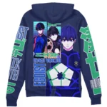 Ego Drive, Competitive Focus, Self Priority, Sharp Ambition, Scoring Instinct, Solo Mindset, Pressure Control, Elite Mentality, Winning Hunger, Peak Performance, Aggressive Growth, Personal Edge, Dominant Vision, Precision Goal, Ruthless Focus Zipper Hoodie, Anime Fan Zip Hoodie ANI007122525508