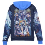 Adventure RPG Tone Zipper Hoodie, Anime Everyday Zip Jacket ANI007122525527