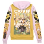 Character-Based Comedy Zipper Hoodie, Anime Style Zipper Hoodie ANI007122525560