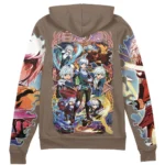 Battle Progression Zipper Hoodie, Anime Zip-Up Hoodie ANI007122525586