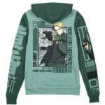 Tactical Normal Zipper Hoodie, Anime Fan Zip Hoodie ANI007122525628