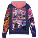 Comedy Horror Mix Zipper Hoodie, Comfortable Anime Zip Hoodie ANI007122525632