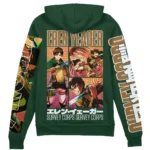 Relentless Push Zipper Hoodie, Anime Everyday Zip Jacket ANI007122525640