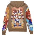 Unpredictable Fun Zipper Hoodie, Anime Casual Outerwear Hoodie ANI007122525665