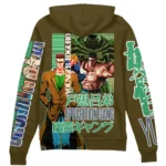 Soul Energy Burst Zipper Hoodie, Anime Urban Zipper Hoodie ANI007122525689