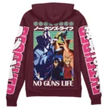 Mechanical Body Zipper Hoodie, Simple Anime Zipper Hoodie ANI007122525709